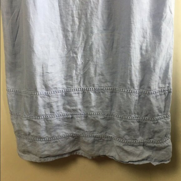 Johnny Was Item light Blue Sleeveless Maxi Dress - Picture 4 of 12